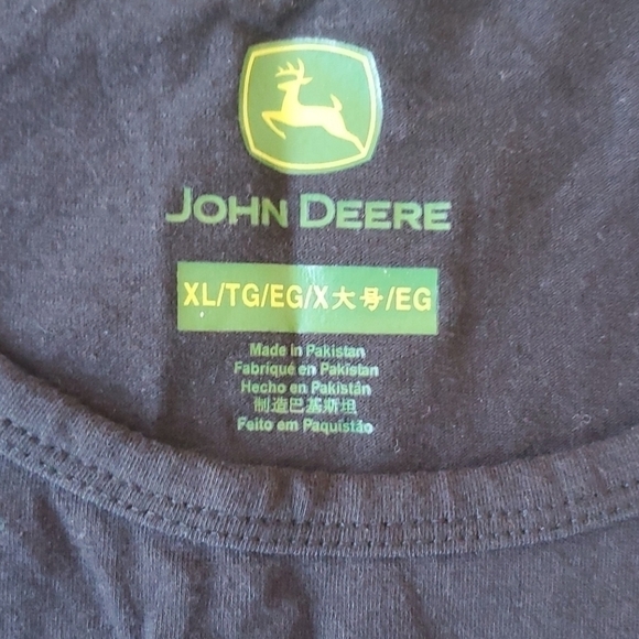 Ladies John Deere Sparkly Farm Tank Top Sz X-Large - Picture 3 of 4